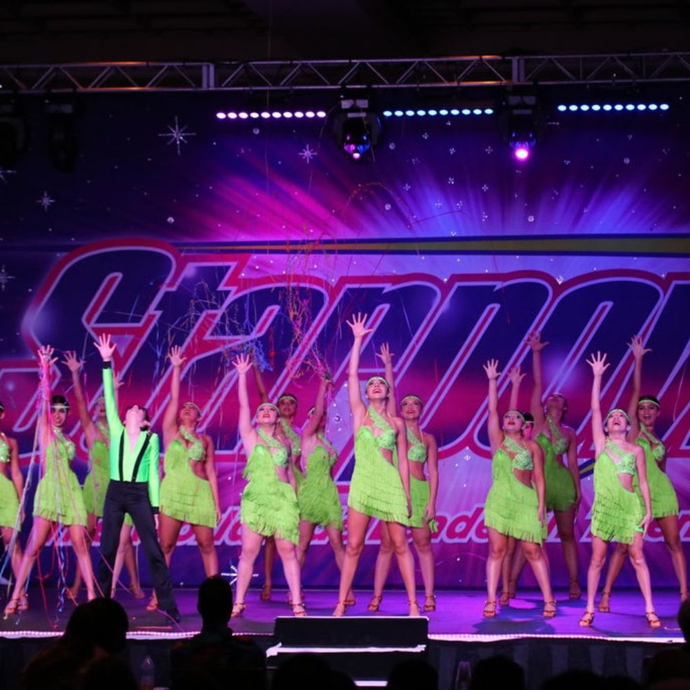 Neon Green Ballroom Dress